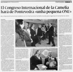 The International Camellia Congress will turn Pontevedra into a small UN