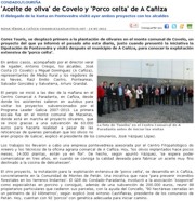 'Aceite de oliva' de Covelo y 'Porco celta' de A Cañiza