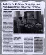 La finca de "O Areeiro" investiga una vacuna contra el cáncer del castaño